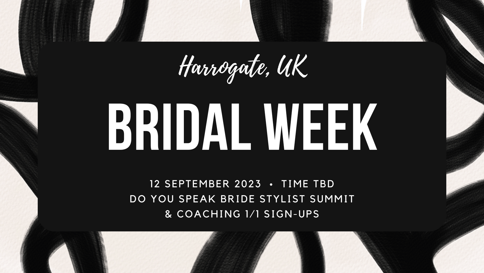 do you speak bride signature stylist summit harrogate uk bridal week september 2023